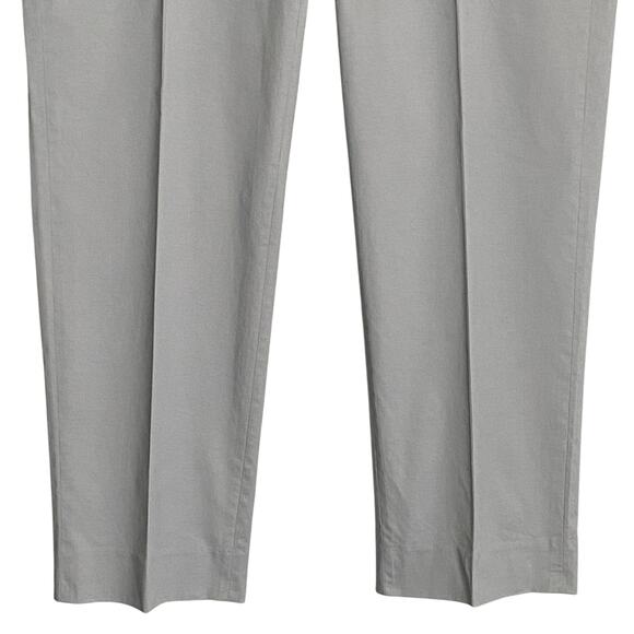 Nautica Men's 2-Piece Suit 36R 30W Bi-Stretch Cotton Gaff Solid Grey NEW - Picture 7 of 10